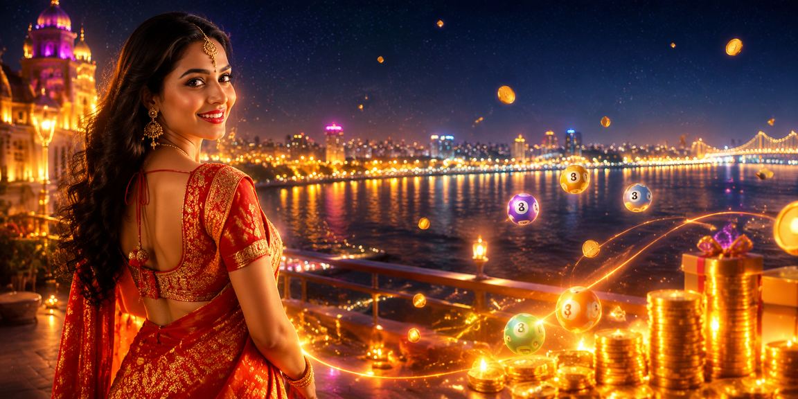 Golden jackpot coins falling with casino lights